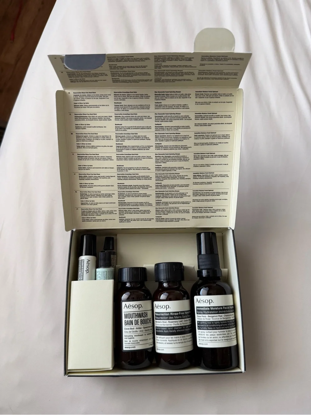 Aesop Departure Travel Skincare Set